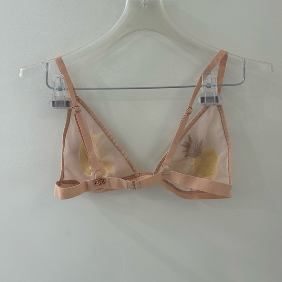 For Love And Lemons sequin banana and pineapple bra and thong set medium - Picture 7 of 8